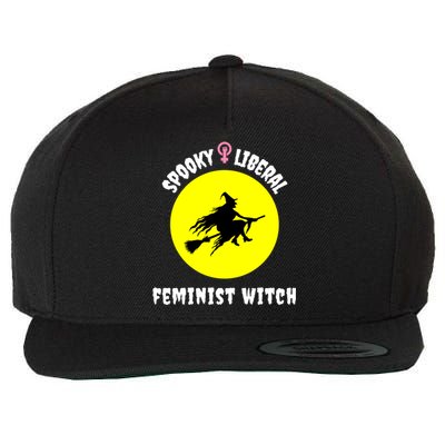 Halloween Pro Choice Spooky Liberal Feminist Witch Feminism Gift Wool Snapback Cap