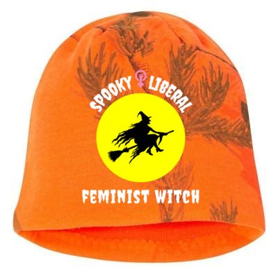 Halloween Pro Choice Spooky Liberal Feminist Witch Feminism Gift Kati - Camo Knit Beanie