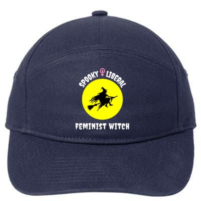 Halloween Pro Choice Spooky Liberal Feminist Witch Feminism Gift 7-Panel Snapback Hat