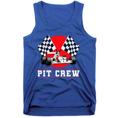 Halloween Pit Crew Costume Race Track Tank Top