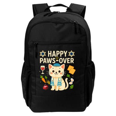 Happy Pawsover Cat Cat Lover Holiday Passover Seder Daily Commute Backpack