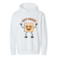 Happy Passover Cute Joyful Sedar Feast Gift Garment-Dyed Fleece Hoodie