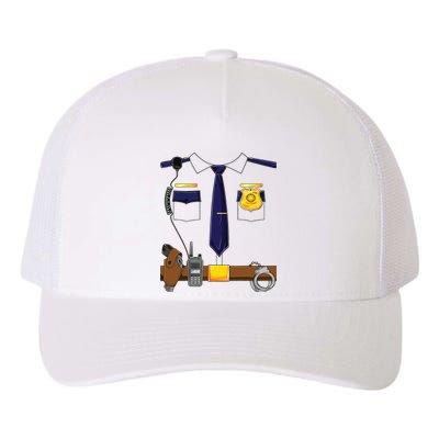 Halloween Police Costume Policeman Police Officer Yupoong Adult 5-Panel Trucker Hat