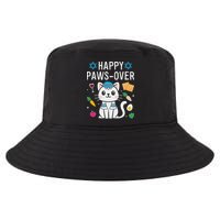 Happy Pawsover Cat Lover Funny Cat Passover Seder Cool Comfort Performance Bucket Hat