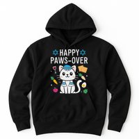 Happy Pawsover Cat Lover Funny Cat Passover Seder Hoodie
