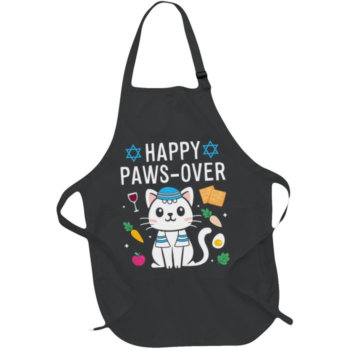 Happy Pawsover Cat Lover Funny Cat Passover Seder Apron