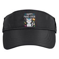 Happy Pawsover Cat Lover Funny Cat Passover Seder Adult Drive Performance Visor