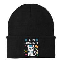 Happy Pawsover Cat Lover Funny Cat Passover Seder Beanie