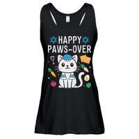 Happy Pawsover Cat Lover Funny Cat Passover Seder Ladies Essential Flowy Tank