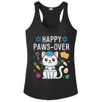 Happy Pawsover Cat Lover Funny Cat Passover Seder Ladies PosiCharge Competitor Racerback Tank