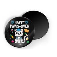 Happy Pawsover Cat Lover Funny Cat Passover Seder Magnet