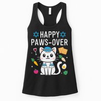 Happy Pawsover Cat Lover Funny Cat Passover Seder Womens Tank Top
