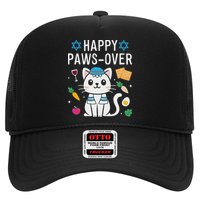 Happy Pawsover Cat Lover Funny Cat Passover Seder Trucker Hat