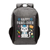 Happy Pawsover Cat Lover Funny Cat Passover Seder Vector Backpack