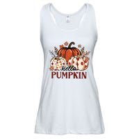 Hello Pumpkin Cute Halloween Women Fall Thanksgiving  Ladies Essential Flowy Tank