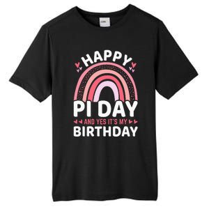 Happy Pi Day and Yes It's my Birthday Math 14 March Nerd Tall Fusion ChromaSoft Performance T-Shirt