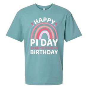 Happy Pi Day and Yes It's my Birthday Math 14 March Nerd Sueded Cloud Jersey T-Shirt