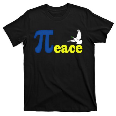 Happy Pi Day 3 14 Math Peace Ukraine I Stand With Ukraine Gift T-Shirt