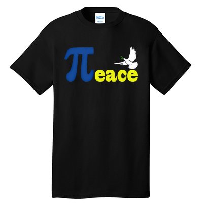 Happy Pi Day 3 14 Math Peace Ukraine I Stand With Ukraine Gift Tall T-Shirt