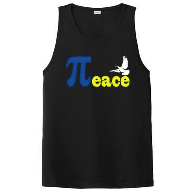 Happy Pi Day 3 14 Math Peace Ukraine I Stand With Ukraine Gift PosiCharge Competitor Tank