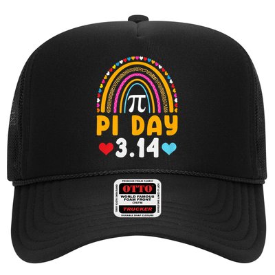 Happy Pi Day Pie Be Irrational Math Teacher Rainbow Pi Day Lover Trucker Hat