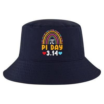 Happy Pi Day Pie Be Irrational Math Teacher Rainbow Pi Day Lover Cool Comfort Performance Bucket Hat