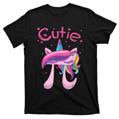 Happy Pie Day Cute Pi Unicorn 3.14 Funny STEM Math Teacher T-Shirt