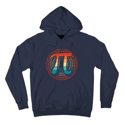 Happy Pi Day 3 14 Pi Day Math Lover Teacher Mathematics Great Gift Tall Hoodie