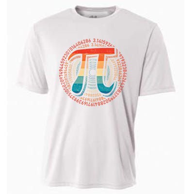 Happy Pi Day 3 14 Pi Day Math Lover Teacher Mathematics Great Gift Cooling Performance Crew T-Shirt