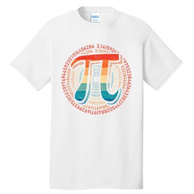 Happy Pi Day 3 14 Pi Day Math Lover Teacher Mathematics Great Gift Tall T-Shirt