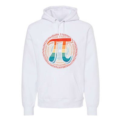 Happy Pi Day 3 14 Pi Day Math Lover Teacher Mathematics Great Gift Premium Hoodie