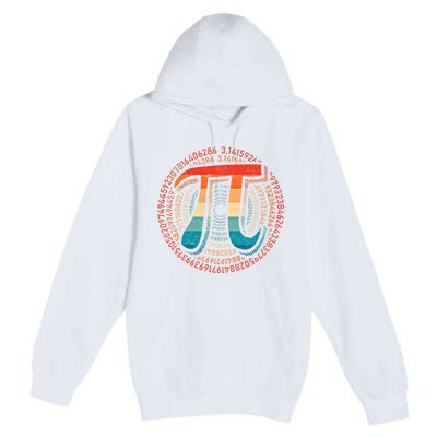 Happy Pi Day 3 14 Pi Day Math Lover Teacher Mathematics Great Gift Premium Pullover Hoodie