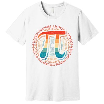 Happy Pi Day 3 14 Pi Day Math Lover Teacher Mathematics Great Gift Premium T-Shirt