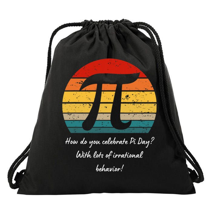 Happy Pi Day For Women Men Students Teachers Funny Drawstring Bag