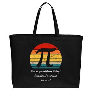 Happy Pi Day For Women Men Students Teachers Funny Cotton Canvas Jumbo Tote