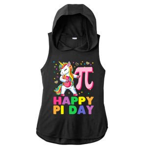 Happy Pi Day 3 14 Cute Math Unicorn Gift Ladies PosiCharge Tri-Blend Wicking Draft Hoodie Tank