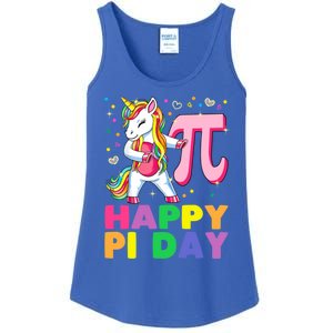 Happy Pi Day 3 14 Cute Math Unicorn Gift Ladies Essential Tank