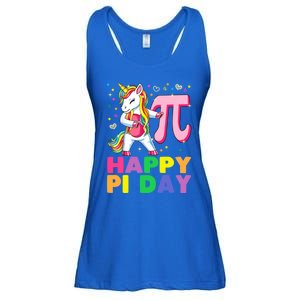 Happy Pi Day 3 14 Cute Math Unicorn Gift Ladies Essential Flowy Tank