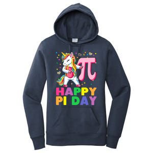 Happy Pi Day 3 14 Cute Math Unicorn Gift Women's Pullover Hoodie