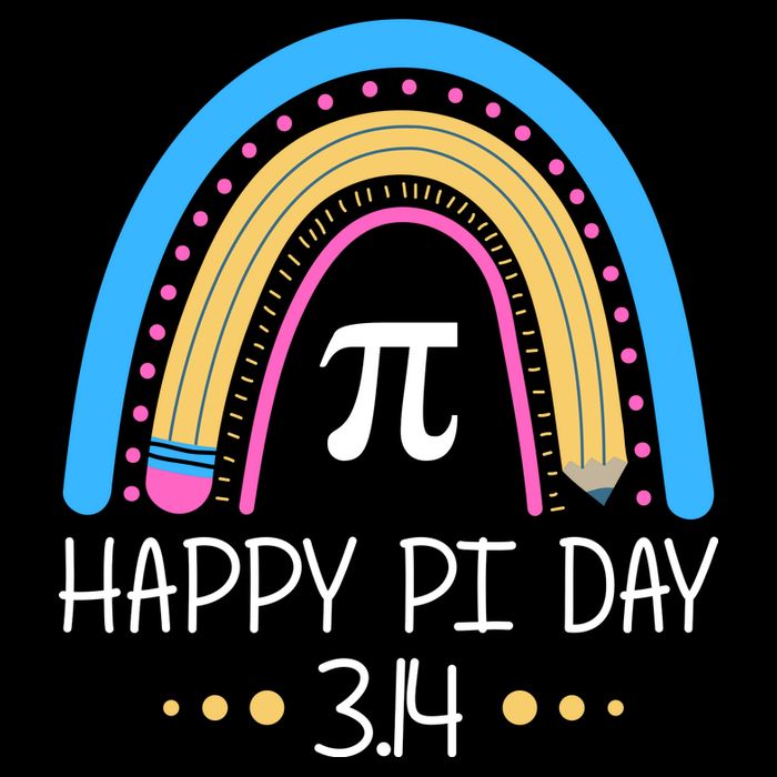 Happy Pi Day Pencil Rainbow March 14th City Backpack