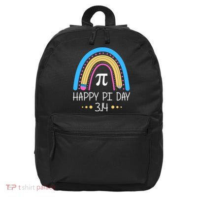 Happy Pi Day Pencil Rainbow March 14th 16 in Basic Backpack