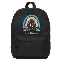 Happy Pi Day Pencil Rainbow March 14th 16 in Basic Backpack