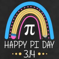 Happy Pi Day Pencil Rainbow March 14th 25L Jumbo Tote