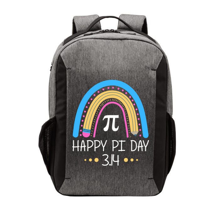 Happy Pi Day Pencil Rainbow March 14th Vector Backpack