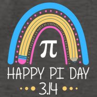 Happy Pi Day Pencil Rainbow March 14th Vector Backpack