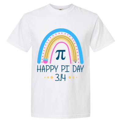 Happy Pi Day Pencil Rainbow March 14th Garment-Dyed Heavyweight T-Shirt
