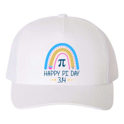Happy Pi Day Pencil Rainbow March 14th Yupoong Adult 5-Panel Trucker Hat