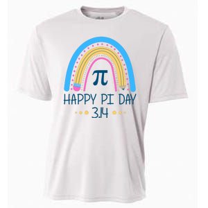 Happy Pi Day Pencil Rainbow March 14th Cooling Performance Crew T-Shirt