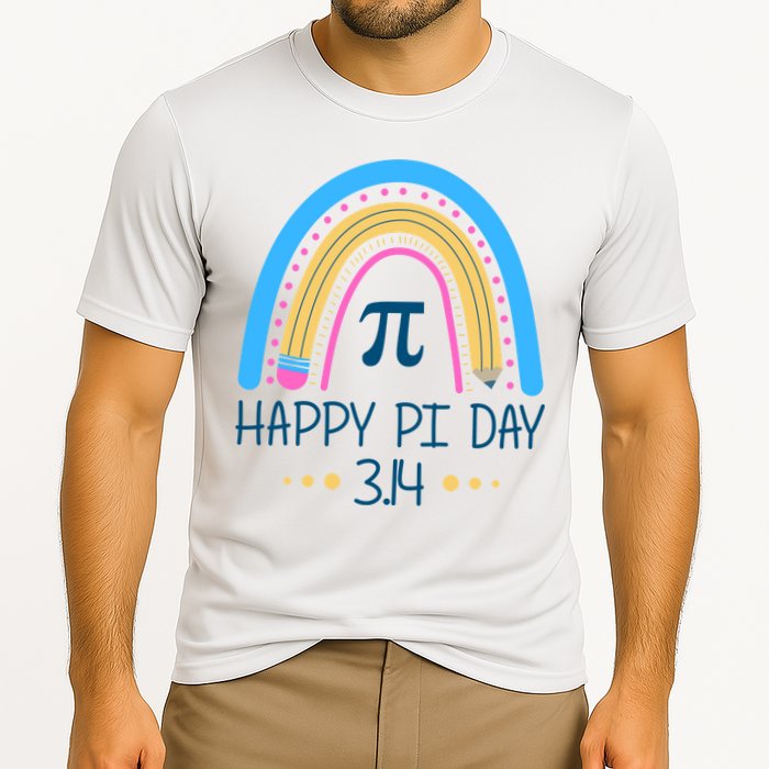 Happy Pi Day Pencil Rainbow March 14th Performance Shirt