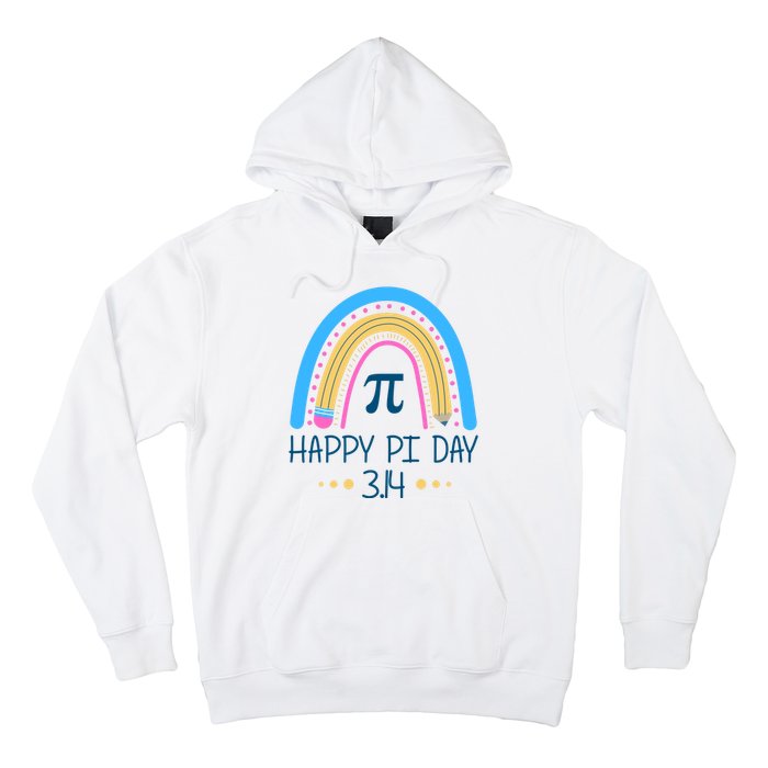 Happy Pi Day Pencil Rainbow March 14th Hoodie